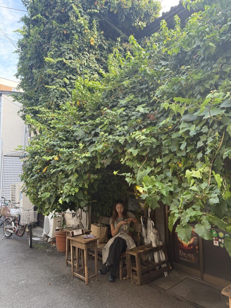 Nakazakicho cafe street alleyway Osaka Japan