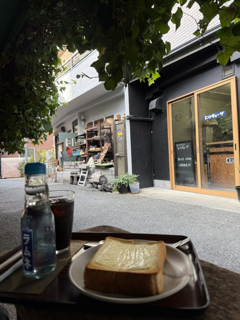 Japanese Ramune soda and cheese toast at Salon de Amanto